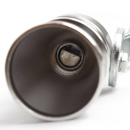 VCTparts Universeel Turbofluitje voor Uitlaat – Zilver | Turbo Sound Exhaust Whistle NORGOS 8