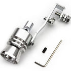 VCTparts Universeel Turbofluitje voor Uitlaat – Zilver | Turbo Sound Exhaust Whistle NORGOS 10