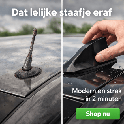 Universele Autoradio Haaienvin AM - FM Antenne Zwart - VCTparts.nl