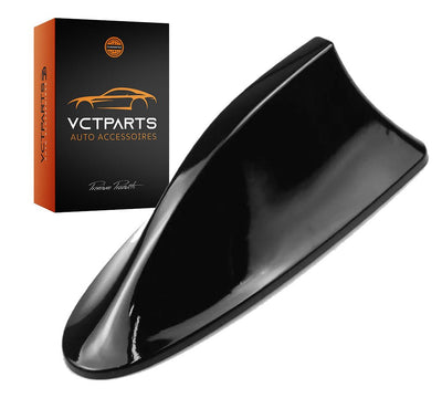 Universal Car Radio Shark Fin Am-FM Antenna Schwarz