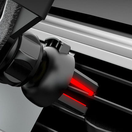Merkloos Universele Gravity Telefoon Autohouder Ventilatierooster Zwart Hurtel 7