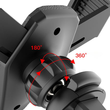 Merkloos Universele Gravity Telefoon Autohouder Ventilatierooster Zwart Hurtel 8