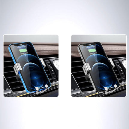 Merkloos Universele Gravity Telefoon Autohouder Ventilatierooster Zwart - Zilver Hurtel 10
