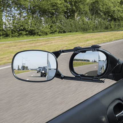 VCTparts Universele Grote Opzetspiegel Caravanspiegel Verstelbare Spiegel - Basic voor 4x4 Camper en Bestelwagen [Eenvoudige Montage - E - gekeurd] VCTparts 4