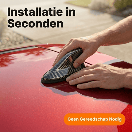 VCTparts Universele Haaienvin Autoradio Antenne Carbon – Stijlvolle AM/FM Antenne voor Auto's met Eenvoudige Installatie NORGOS 5