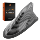 Universele Haaienvin Autoradio Antenne Carbon – Stijlvolle AM/FM Antenne voor Auto's met Eenvoudige Installatie - VCTparts.nl