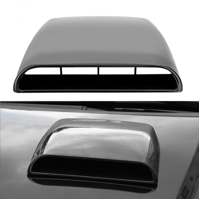 Universal Hood Air Intak Cap Decoration Schwarz
