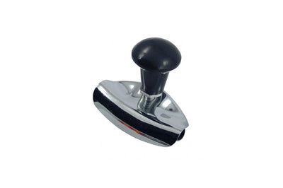 Universal-Lenkradknopf Auto 360 Grad – silberner gerader Wheel Spinner für Lenkrad mit Einhandbedienung
