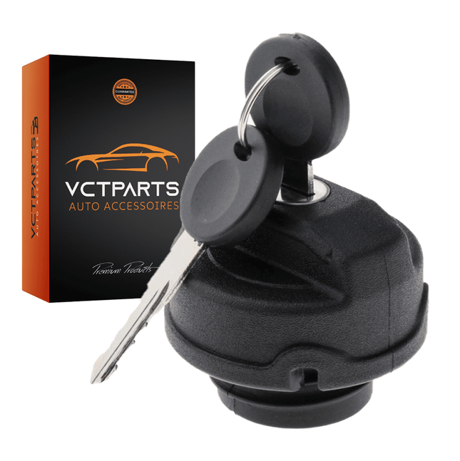 Universele Tankdop met Slot Zwart voor Volkswagen Audi Skoda Opel Seat Porsche - VCTparts.nl