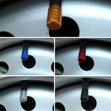 VCTparts Universele Ventieldoppen Aluminium Rood – Set van 4 Stuks voor Auto, Motor en Fiets NORGOS 3