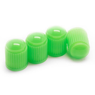 Universal Ventilkappen / Ventilkappen - Grüner Stickstoff N2 (4 Stücke) Anti -Lak -luftdicht [Auto - Motor - Roller]