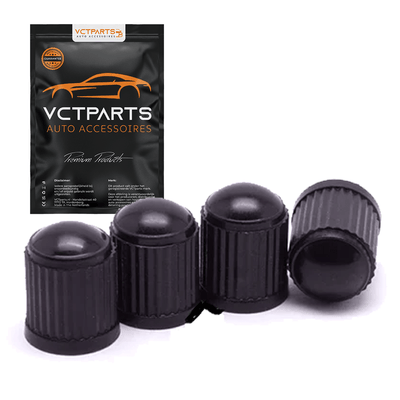 Universal Ventilkappen / Ventilkappen schwarz (4 Stücke) Anti -Lak -luftdichtes Rostschutz [Auto - Motor - Roller - Fahrrad