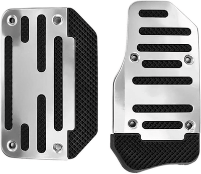Universal Foot Pedal Auto Pedale Aluminium dekorative Stücke Automatisch [Bremse - Gas]