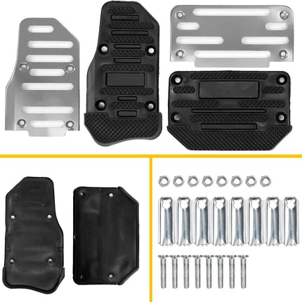VCTparts Universele Voetpedaal Auto Pedalen Aluminium Sierstukjes Automaat [Rem - Gas] NORGOS 2
