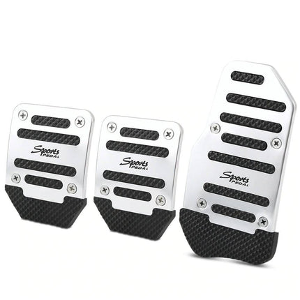 VCTparts Universele Voetpedaal Auto Pedalen Aluminium Sierstukjes Schakelbak [Koppeling - Rem - Gas] NORGOS 6