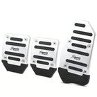 VCTparts Universele Voetpedaal Auto Pedalen Aluminium Sierstukjes Schakelbak [Koppeling - Rem - Gas] NORGOS 6
