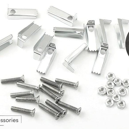 VCTparts Universele Voetpedaal Auto Pedalen Aluminium Sierstukjes Schakelbak [Koppeling - Rem - Gas] NORGOS 2