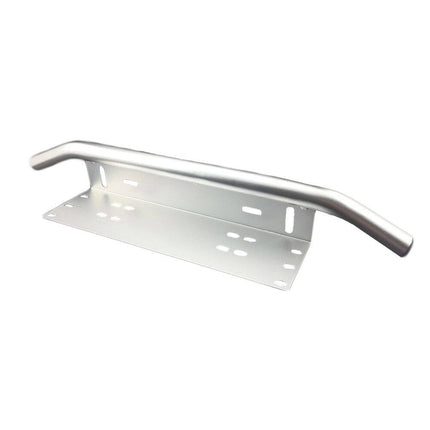 VCTparts VCTparts Universele Zilveren Bullbar Kentekenhouder Beugel – Voorbumper Nummerplaat Frame voor LED Bar en Offroad Verlichting NORGOS 7