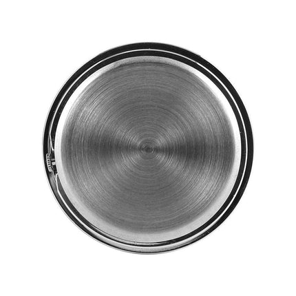 Analoog Mini Dashboard Auto Klokje Zelfklevend - Wit Chrome - VCTparts.nl