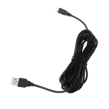 VCTparts Dashcam 3.5m Micro - USB naar USB - A Recorder Voeding Kabel Zwart [5V/2A] NORGOS 7