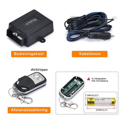 Elektrische Uitlaat Kleppensysteem 2.5inch 63mm Bypass Universeel Draadloos met Afstandsbediening - Dubbele Pijp met Klem - VCTparts.nl