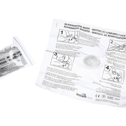 Kiss of Life Beademingsdoekje voor Hygiënisch Reanimeren Veilig Beademen met Eenrichtingsventiel - VCTparts.nl