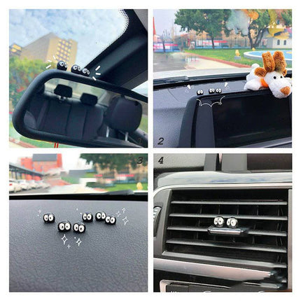 Middenconsole Interieur Decoratie Leuke Smiley Oogjes 5x Opplakken op Spiegel en Beeldscherm - VCTparts.nl