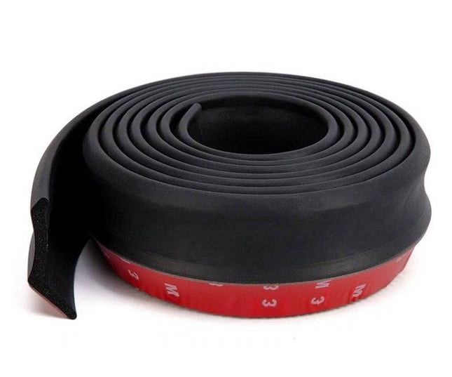 Side Skirts Verlaging Strip Bumper Bescherming Lip Rubber Sierstrip (2.5m) Zwart - VCTparts.nl
