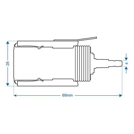 Sigarettenaansteker Contraplug Autostekker Inbouwdoos  12V 24V Universeel - VCTparts.nl