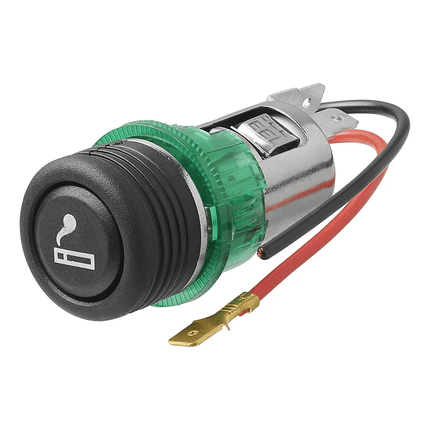Sigarettenaansteker Inbouw-Doos met Verlichting 12V 24V Universeel - VCTparts.nl