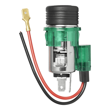 Sigarettenaansteker Inbouw-Doos met Verlichting 12V 24V Universeel - VCTparts.nl