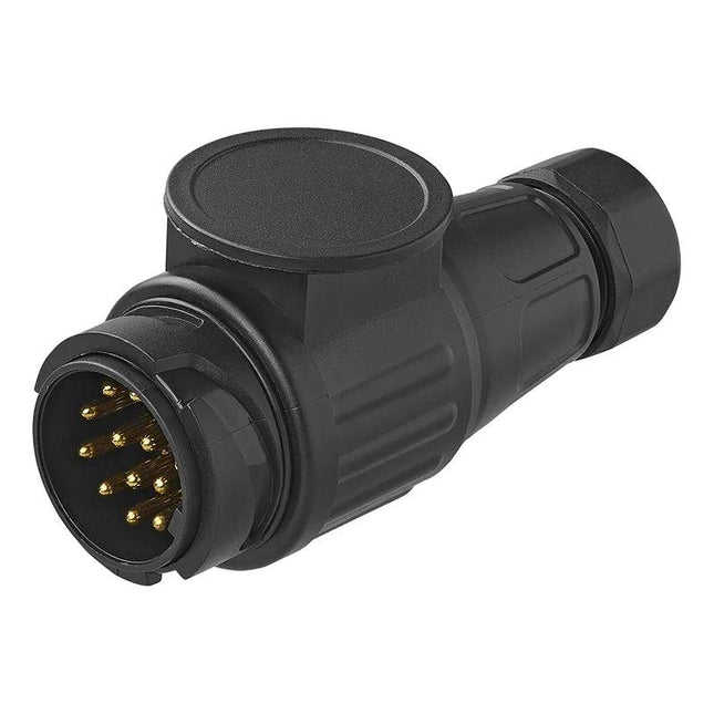 Trailerstekker Adapter Jaeger 13-Polig PVC [Aanhanger - Caravan - Trailer] - VCTparts.nl