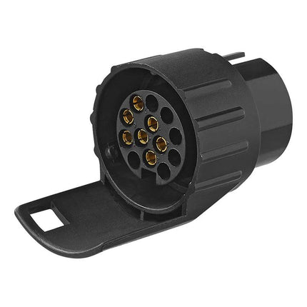 Trailerstekker Adapter Verloopstuk van 13 naar 7 Polig PVC [Aanhanger - Caravan - Trailer] - VCTparts.nl