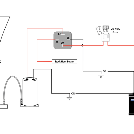 Trein Hoorn Luchthoorn 115Db Claxon Toeter met Compressor - Treinhoorn 12V 2 stuks (set) [Vrachtwagen - Boot - Pickup] - VCTparts.nl