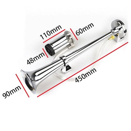 Trein Hoorn Luchthoorn 115Db Claxon Toeter met Compressor - Treinhoorn 12V 2 stuks (set) [Vrachtwagen - Boot - Pickup] - VCTparts.nl