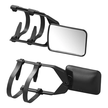 Universele Opzetspiegel Caravanspiegel Basic PM – Verstelbare Spiegel voor 4x4 Camper en Bestelwagen - Eenvoudige Montage - E-gekeurd - VCTparts.nl