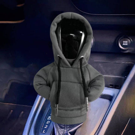 Versnellingspook Hoes Hoodie Versiering voor de Schakel Pook Knop - Grijs [Trui Sweater] - VCTparts.nl