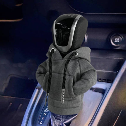 Versnellingspook Hoes Hoodie Versiering voor de Schakel Pook Knop - Grijs [Trui Sweater] - VCTparts.nl
