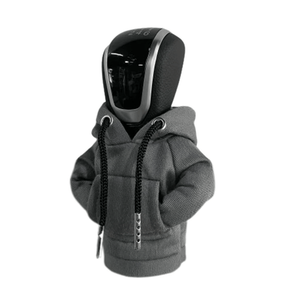 Versnellingspook Hoes Hoodie Versiering voor de Schakel Pook Knop - Grijs [Trui Sweater] - VCTparts.nl