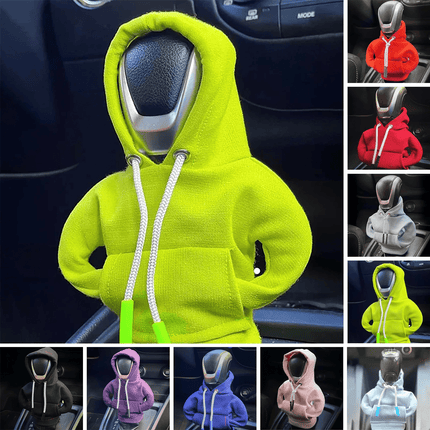 Versnellingspook Hoes Hoodie Versiering voor de Schakel Pook Knop - Grijs [Trui Sweater] - VCTparts.nl