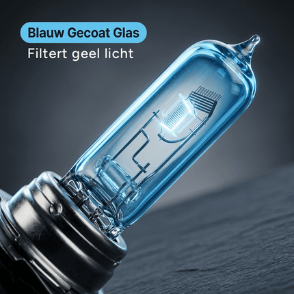 HaloVision Halogeen 5500K Wit – Filtert geel licht voor helder wit lichtbeeld