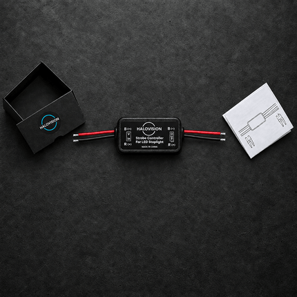VCTparts Halovision Remlicht Flitser Module 5x Knipperen dan Constant 12V 24V - LED Remlicht Knipper Module Strobe Controller voor Derde Remlicht met Kortsluitbeveiliging NORGOS 9