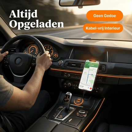 VCTparts Inbouw Dubbele USB Verlengkabel 100cm – Dashboard Dop met Wartel Auto USB 2.0 3.0 Converter voor Autoradio en Telefoon in Middenconsole Interface NORGOS 7