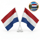 VCTparts Nederlandse Autovlaggen Set 2 Stuks – Holland Nederland Vlag Auto – 30 x 45 cm – Inclusief Raamhouders – WK 2026 Oranje Supporters NORGOS 1