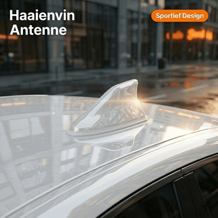 VCTparts VCTparts Universele Haaienvin Autoradio Antenne Wit - Shark Fin AM FM Dakantenne Auto Universeel met Eenvoudige Installatie Moderne Upgrade NORGOS 8