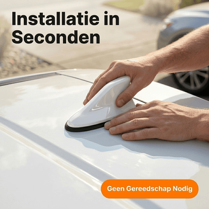 VCTparts VCTparts Universele Haaienvin Autoradio Antenne Wit - Shark Fin AM FM Dakantenne Auto Universeel met Eenvoudige Installatie Moderne Upgrade NORGOS 2
