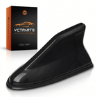 VCTparts VCTparts Universele Haaienvin Autoradio Antenne Zwart - Shark Fin AM/FM Dakantenne Auto Universeel met Eenvoudige Installatie Moderne Upgrade NORGOS 1