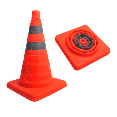 Sicherheitspilon faltbare reflektierende Orange [Verkehrspilon - Pion]