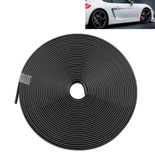 VCTparts Velgen Bescherming Flexibele Decoratie Strip met Tape Zwart (8 meter) NORGOS 1