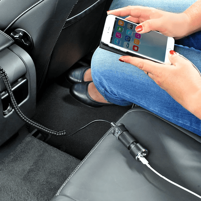 Verlengkabel voor Sigarettenaansteker 3m 12V 24V max. 3Amp. Krulsnoer - VCTparts.nl